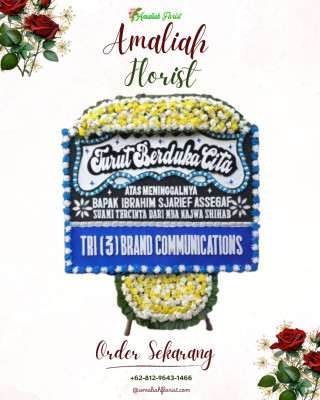 Papan Bunga Duka di Banjarmasin