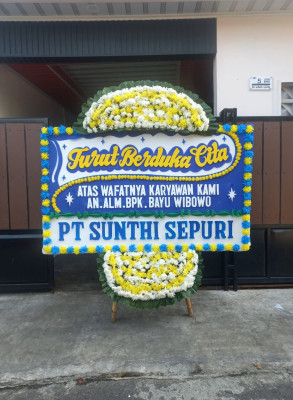 Papan Bunga Duka di Banjarmasin