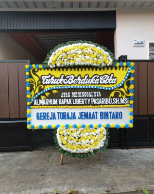 Papan Bunga Duka di Banjarmasin