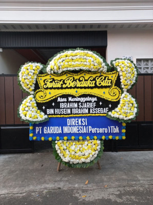 Papan Bunga Duka di Banjarmasin