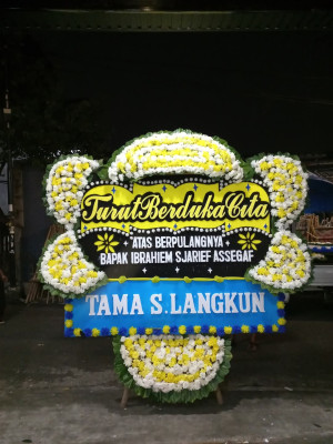 Papan Bunga Duka di Banjarmasin